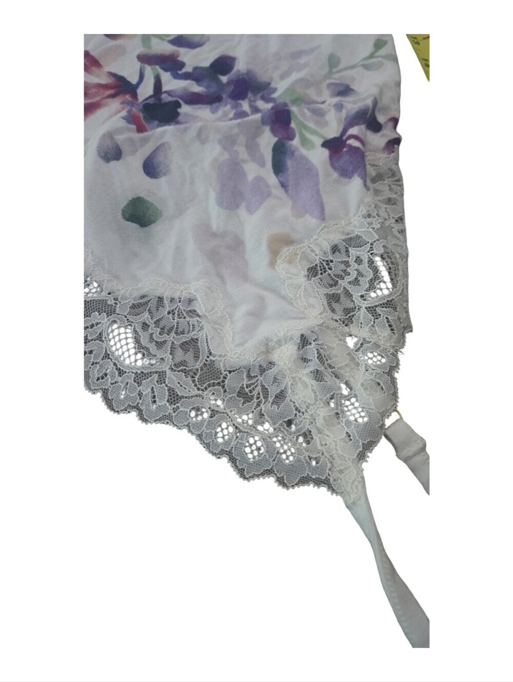 Soma White Branded Floral Feminine Festival Cozy Soft Cotton Y2K Cami XS - Picture 9 of 15